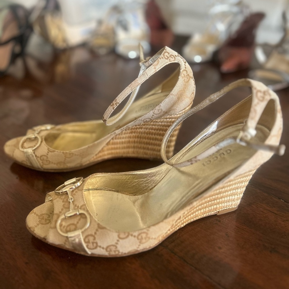 Gucci wedges